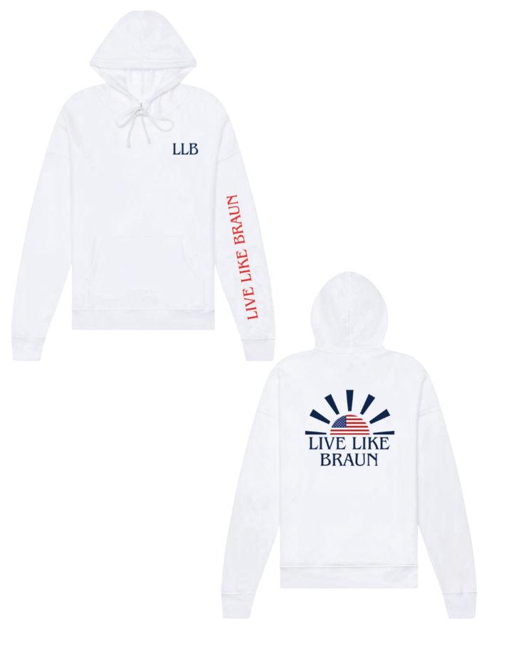 Red, White, & Blue USA LLB Lightweight Hoodie