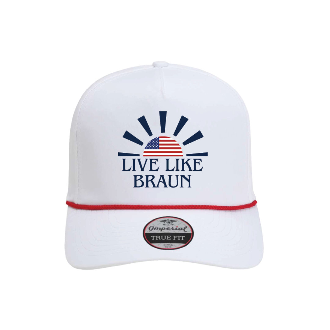 Red, White, & Blue USA LLB Golf Hat